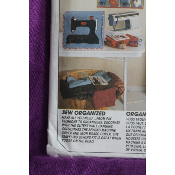 McCalls 6903 pattern sewing caddy thread keeper pincushion traveling sewing kit - Picture 2 of 5